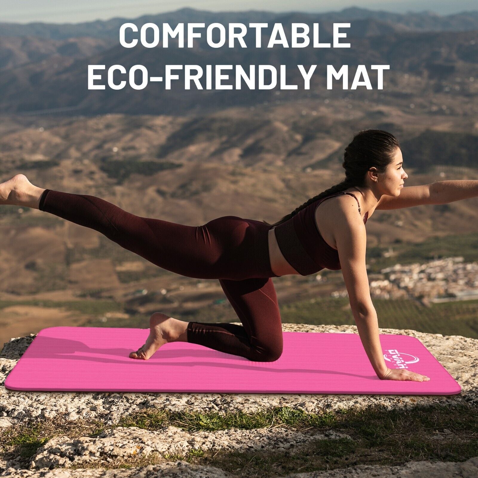 Extra Thick 15MM Non-Slip Yoga Mat for Fitness & Pilates