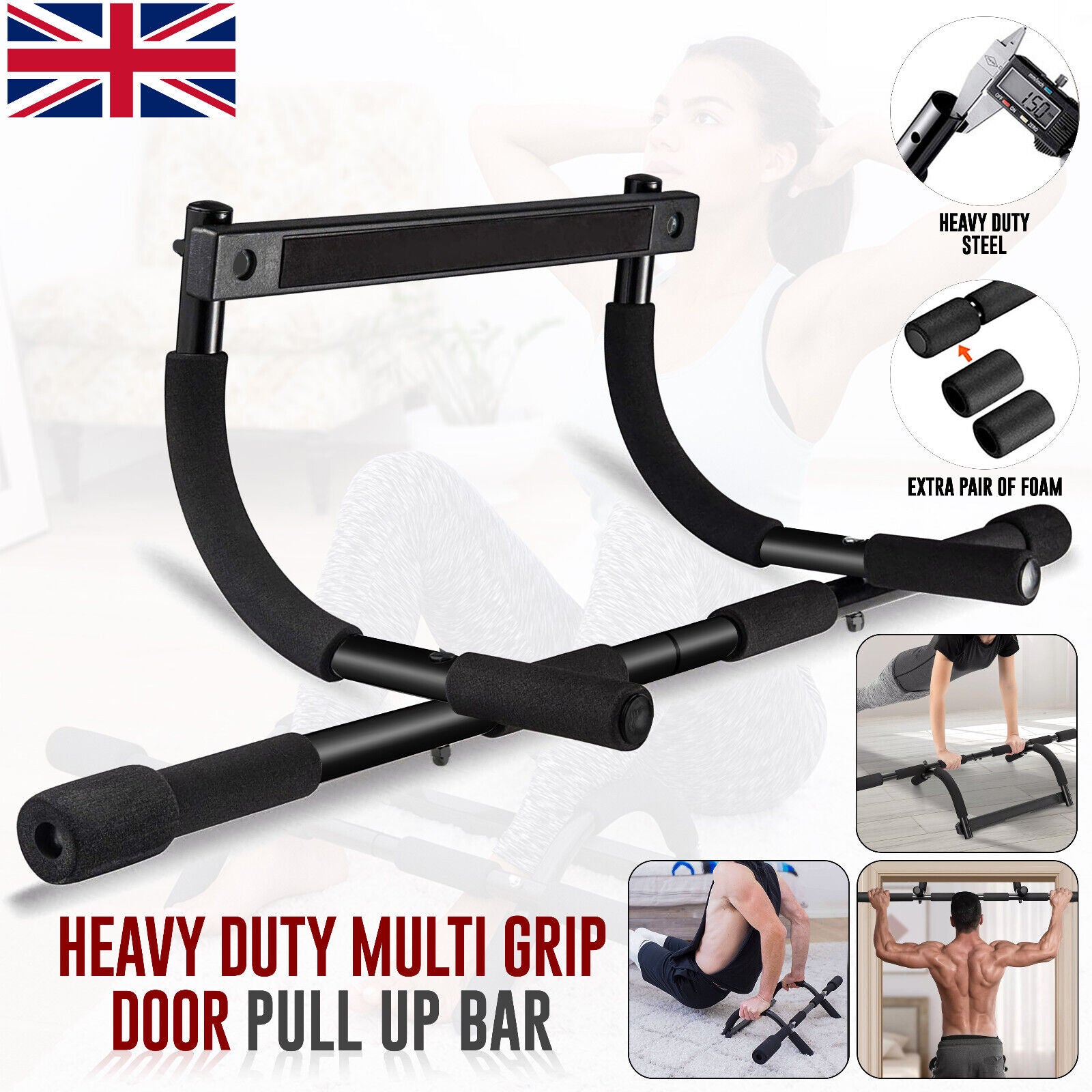 Doorway Pull-Up Bar for Fitness & Strength Training
