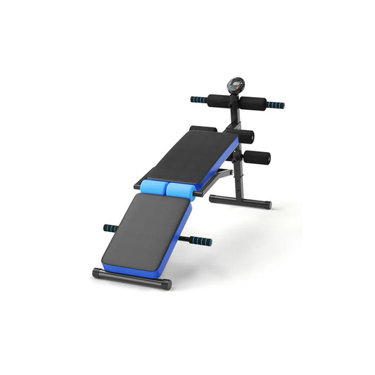 Multi Workout Weight Bench, Foldable, Adjustable with LCD