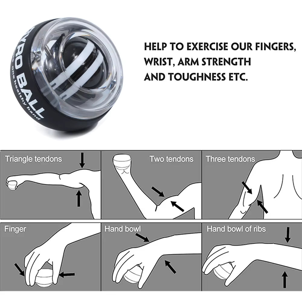 Wrist Gyro Ball Forearm Strength Trainer