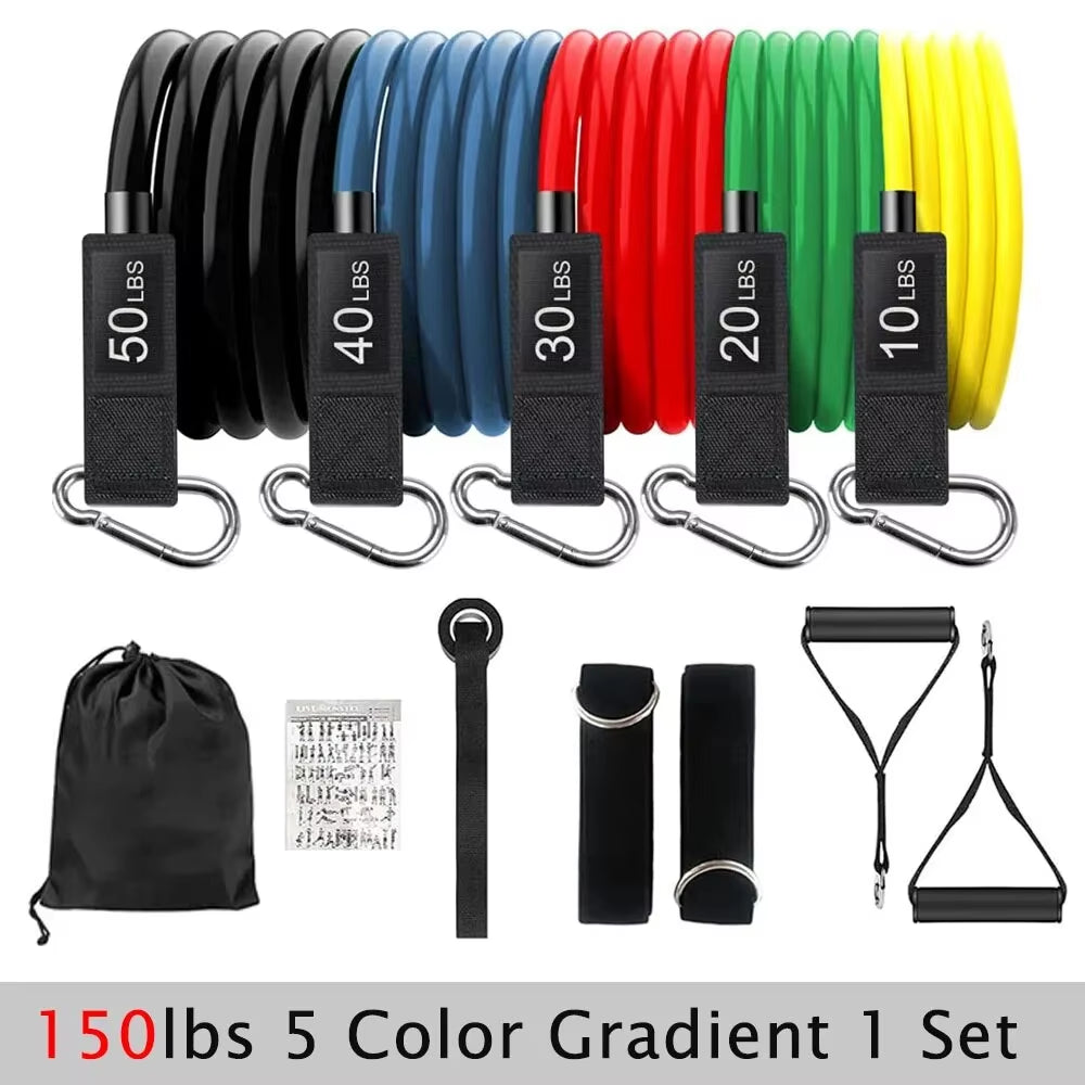 Tension Pull Rope Resistance Bands Set