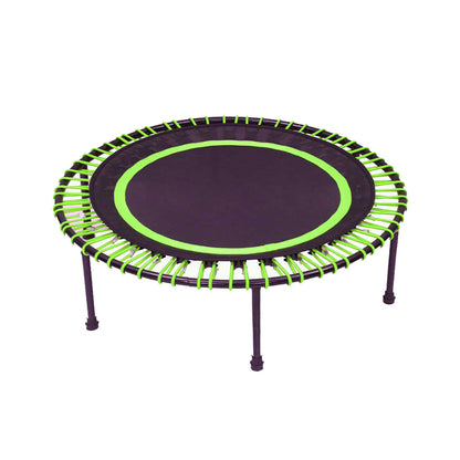 40" Black & Green Round Garden Fitness Trampoline