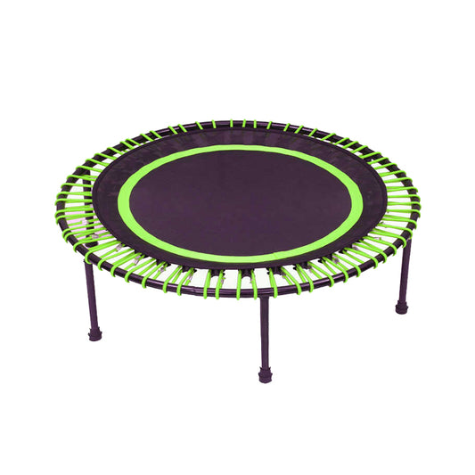 40" Black & Green Round Garden Fitness Trampoline