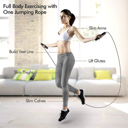 Tangle-Free Speed Jump Rope with Bearings