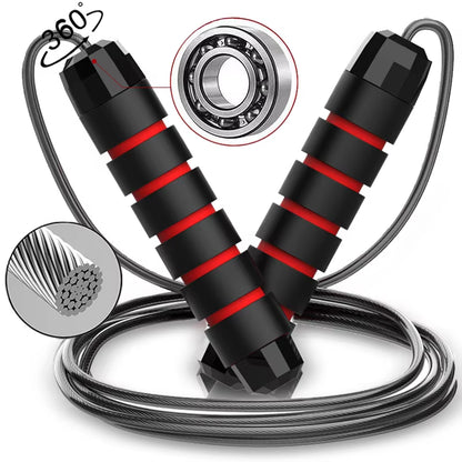 Tangle-Free Speed Jump Rope with Bearings