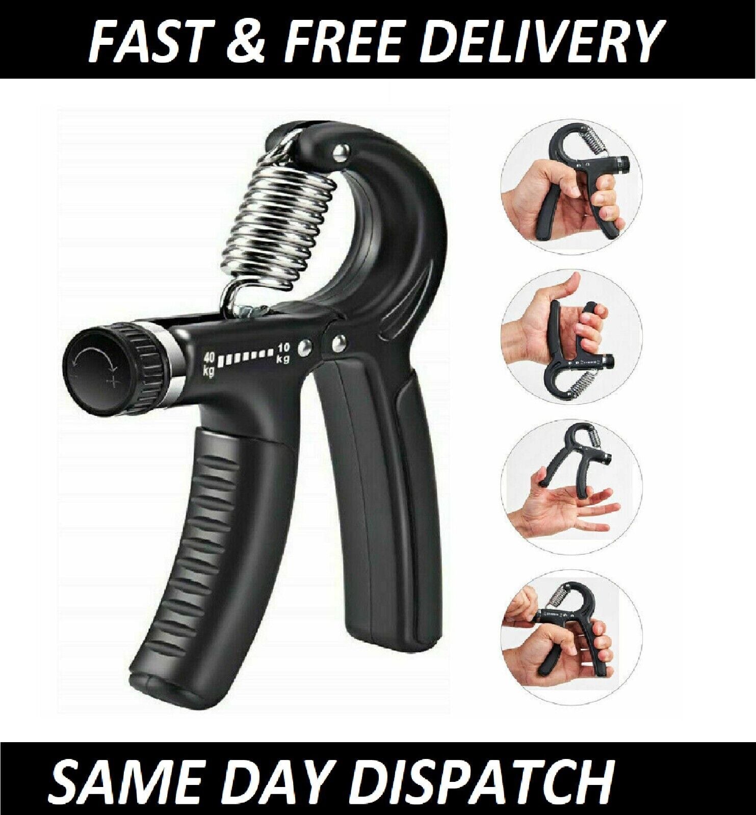 Adjustable Hand Grip Strengthener (10-60KG)