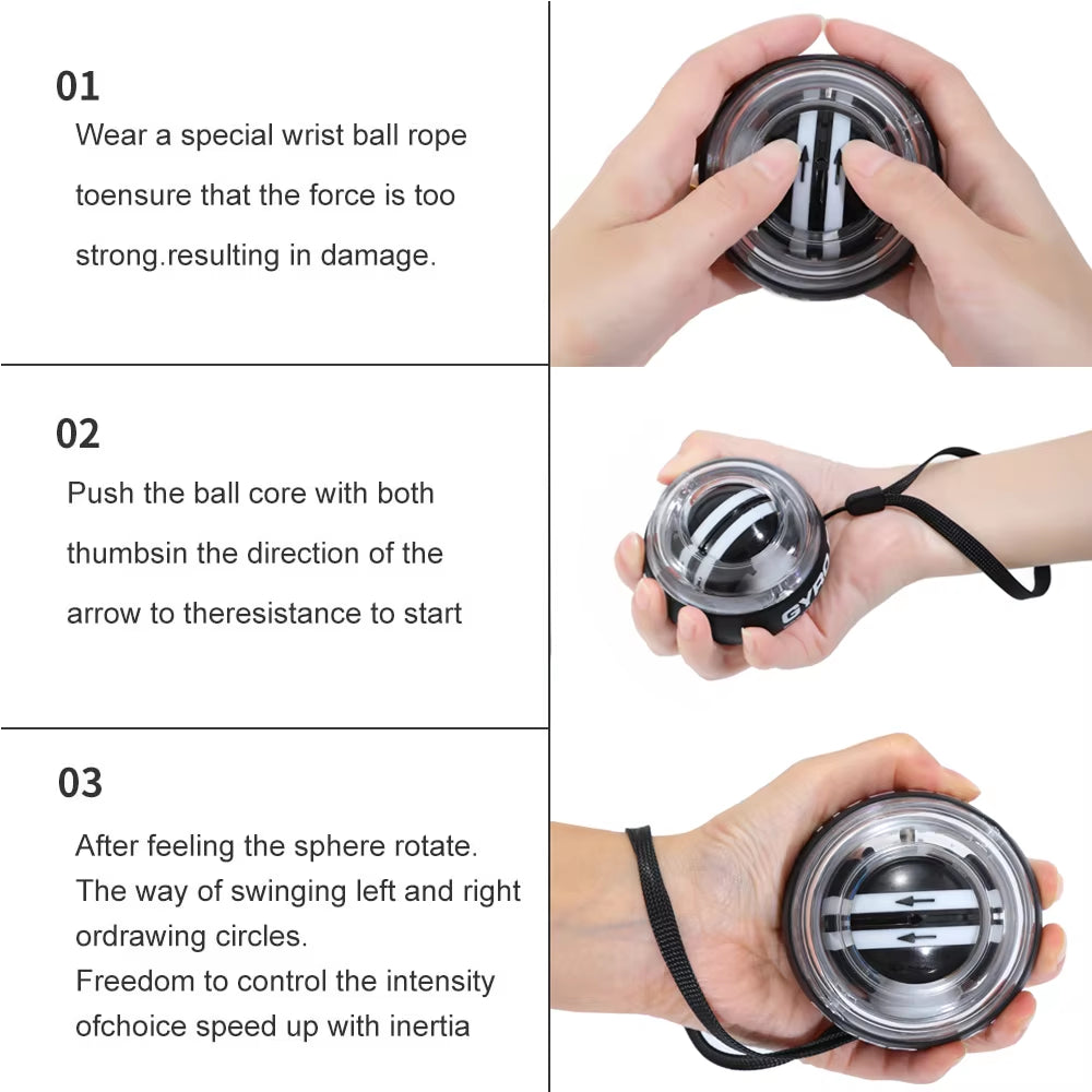 Wrist Gyro Ball Forearm Strength Trainer