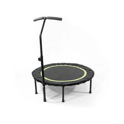 Folding Fitness Trampoline with Elastic T-Armrest