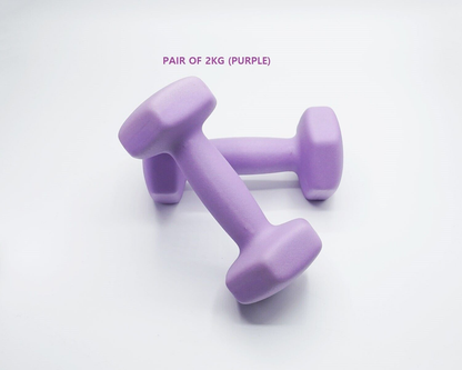 Neoprene Dumbbell Pair for Home & Gym Fitness