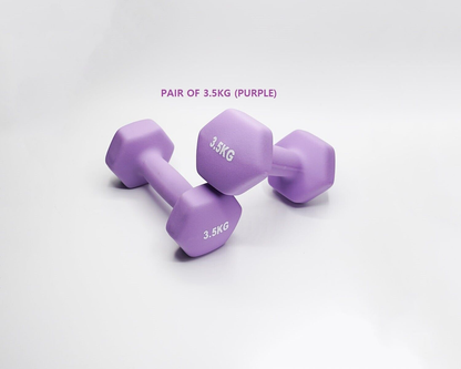 Neoprene Dumbbell Pair for Home & Gym Fitness
