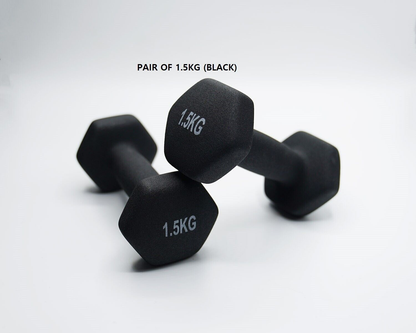 Neoprene Dumbbell Pair for Home & Gym Fitness