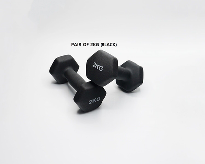 Neoprene Dumbbell Pair for Home & Gym Fitness