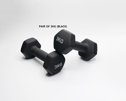 Neoprene Dumbbell Pair for Home & Gym Fitness