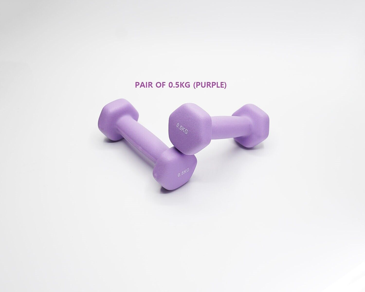 Neoprene Dumbbell Pair for Home & Gym Fitness