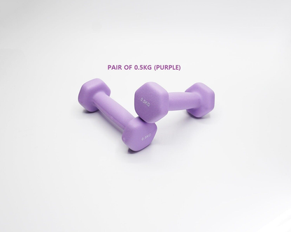 Neoprene Dumbbell Pair for Home & Gym Fitness