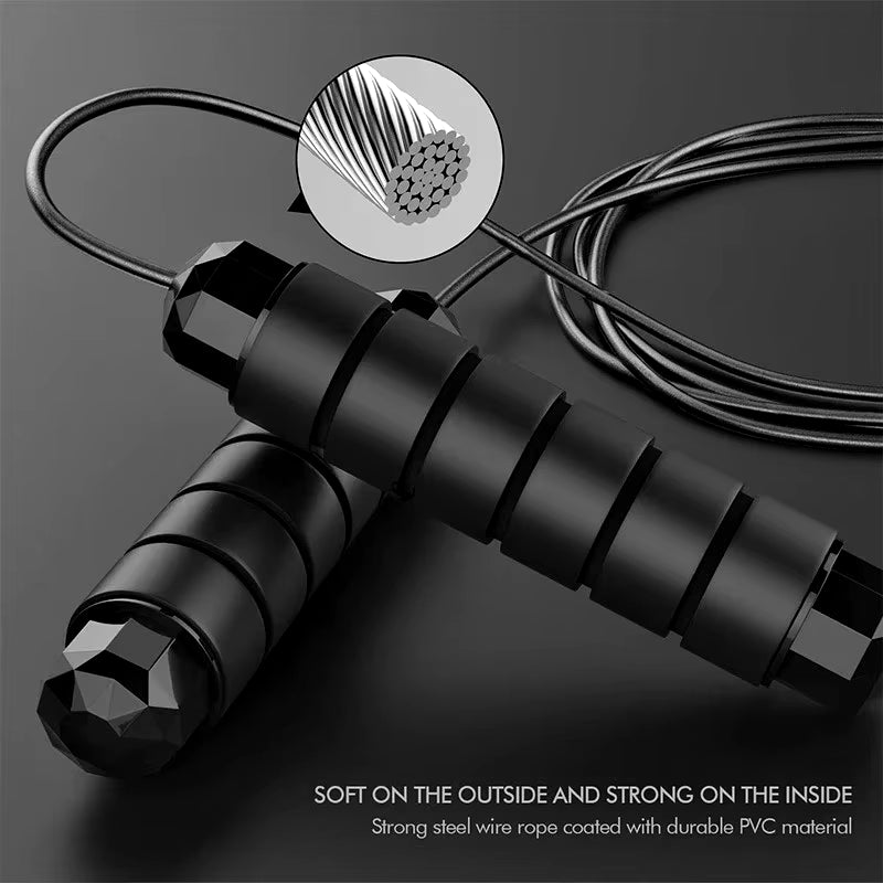 Tangle-Free Speed Jump Rope with Bearings