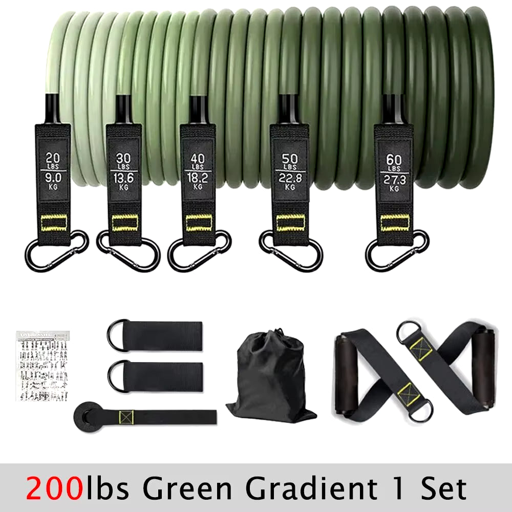 Tension Pull Rope Resistance Bands Set