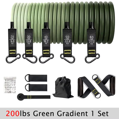 Tension Pull Rope Resistance Bands Set